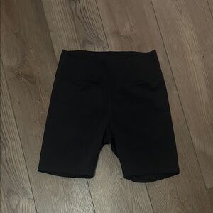Women's Black High-Waisted Shorts